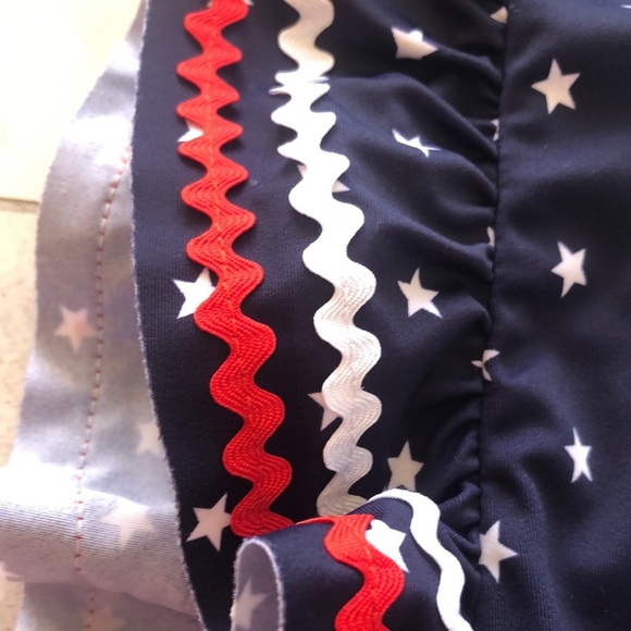 Janie and Jack Navy Star One Piece Swimsuit - Picture 4 of 6